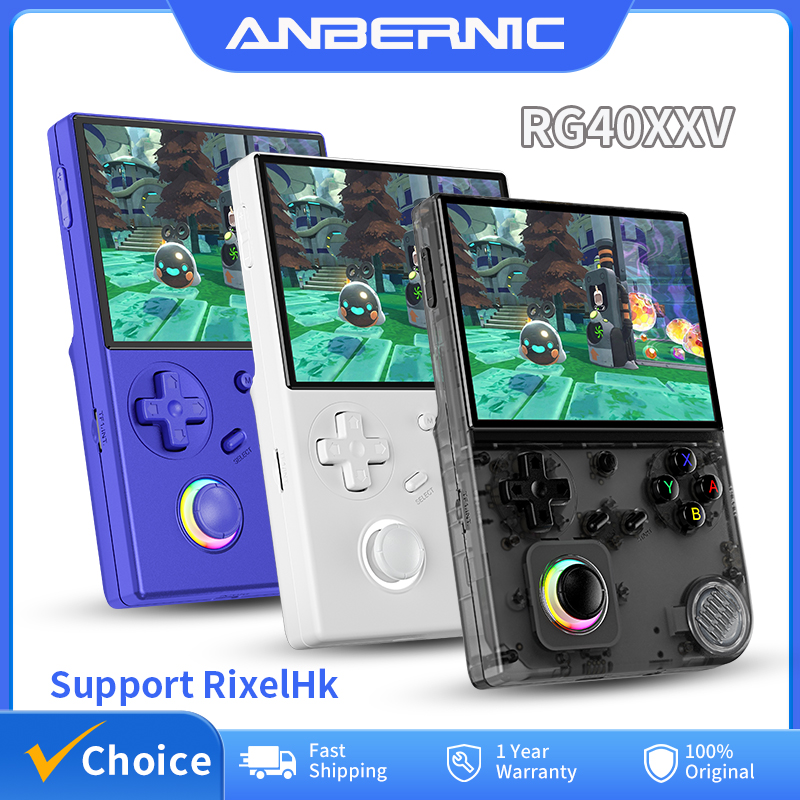 Gaming Console All In One - ANBERNIC RG40XXV Retro Handheld Game Console