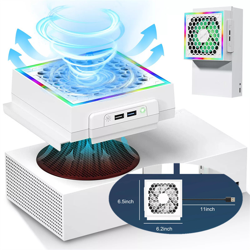 Gaming Console Xbox One - LED Cooling Fan Atmosphere Light 3