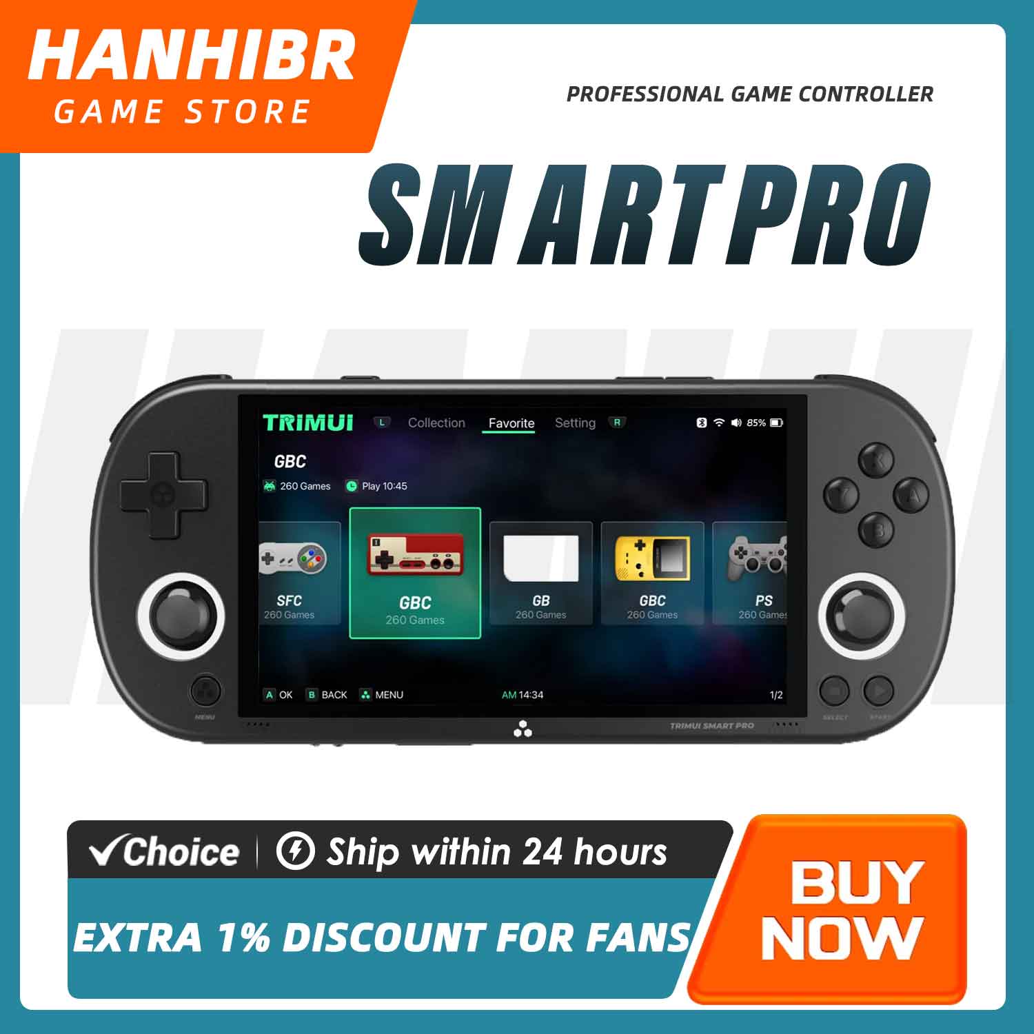 Gaming Console.Emulators - TRIMUI SMART PRO Open Source Linux