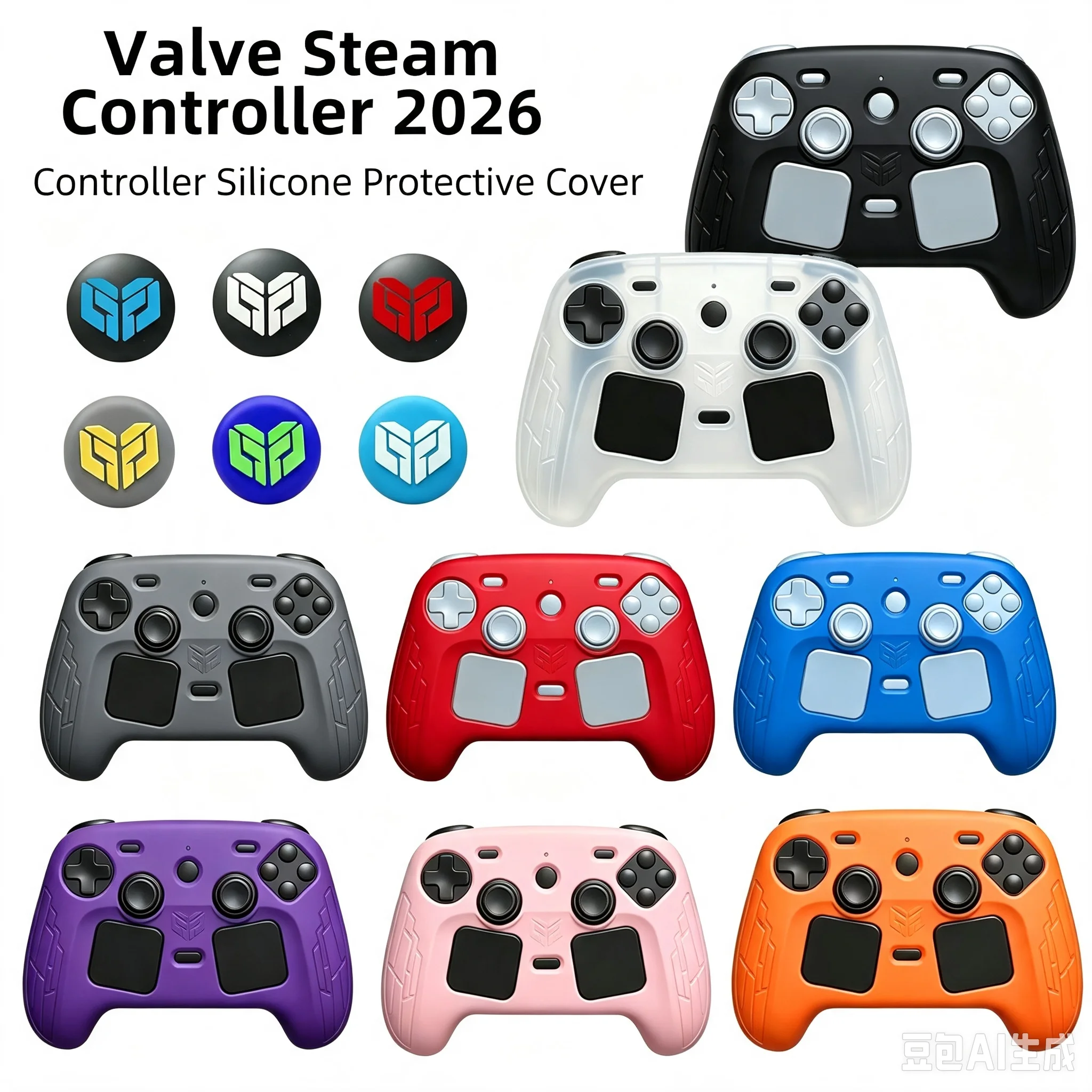 Sony Console Playstation 5 - Anti-Slip Controller Skin for Steam Controller