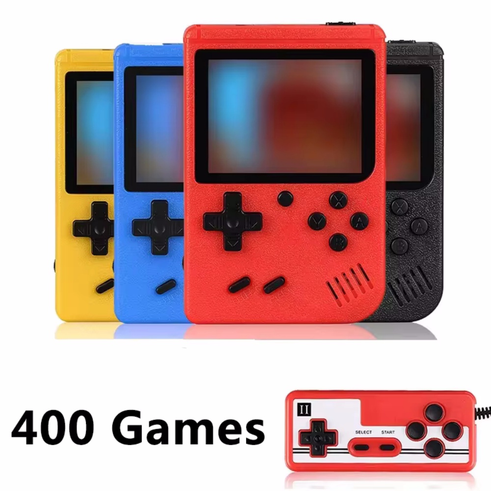 Gaming Console All In One - Portable Built-in 400 FC Games 8-Bit
