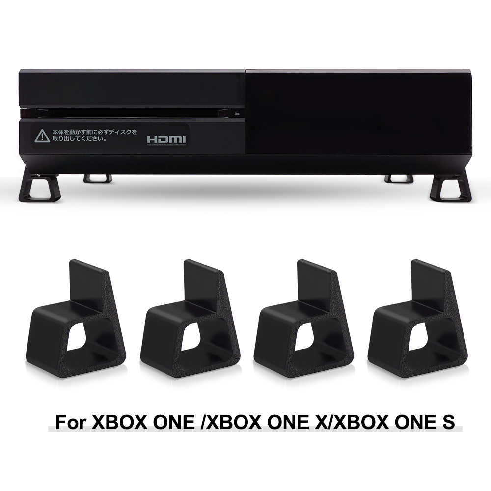 Gaming Console Xbox One - BitFunx 3D Printed Feet Horizontal Stand