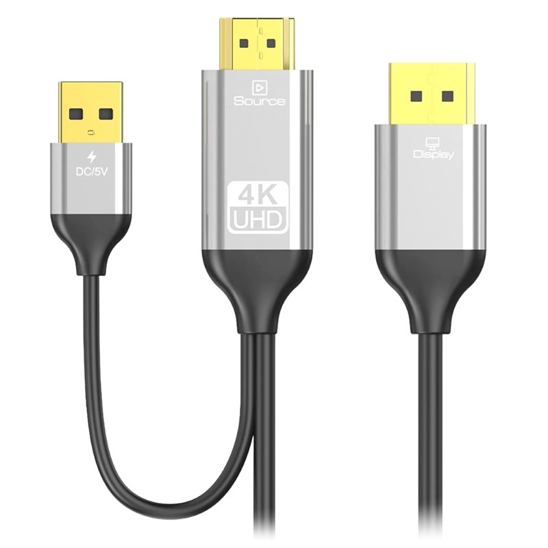 Laptop Gaming Console - B03B--Compatibleto DP Converter Cable With 5V