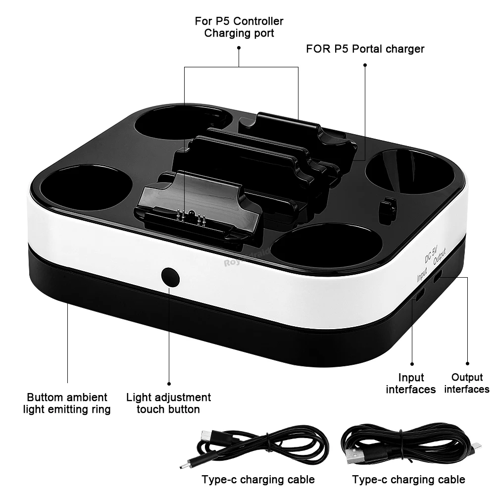 NEW For PS5 Controller Charger - đánh giá và giá Sony Console Playstation 5