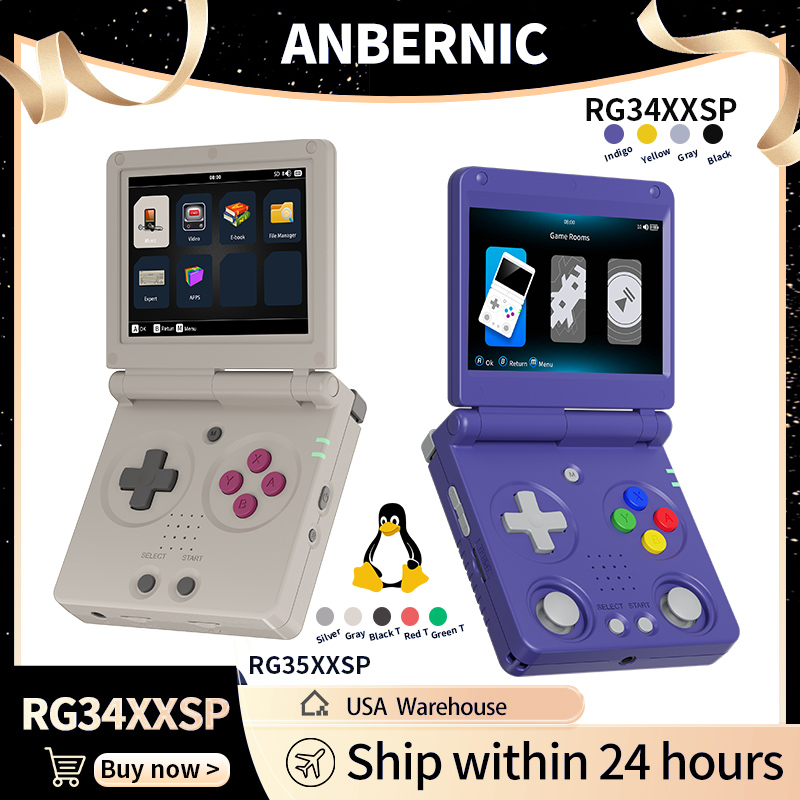 Anbernic RG34XXSP RG35XXSP Fli - đánh giá và giá Gaming Console All In One