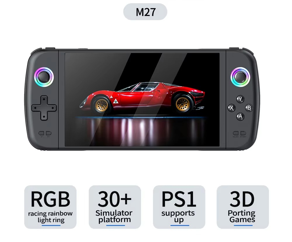 M27 7 Inch Handheld Game Conso - đánh giá và giá Gaming Console Kids