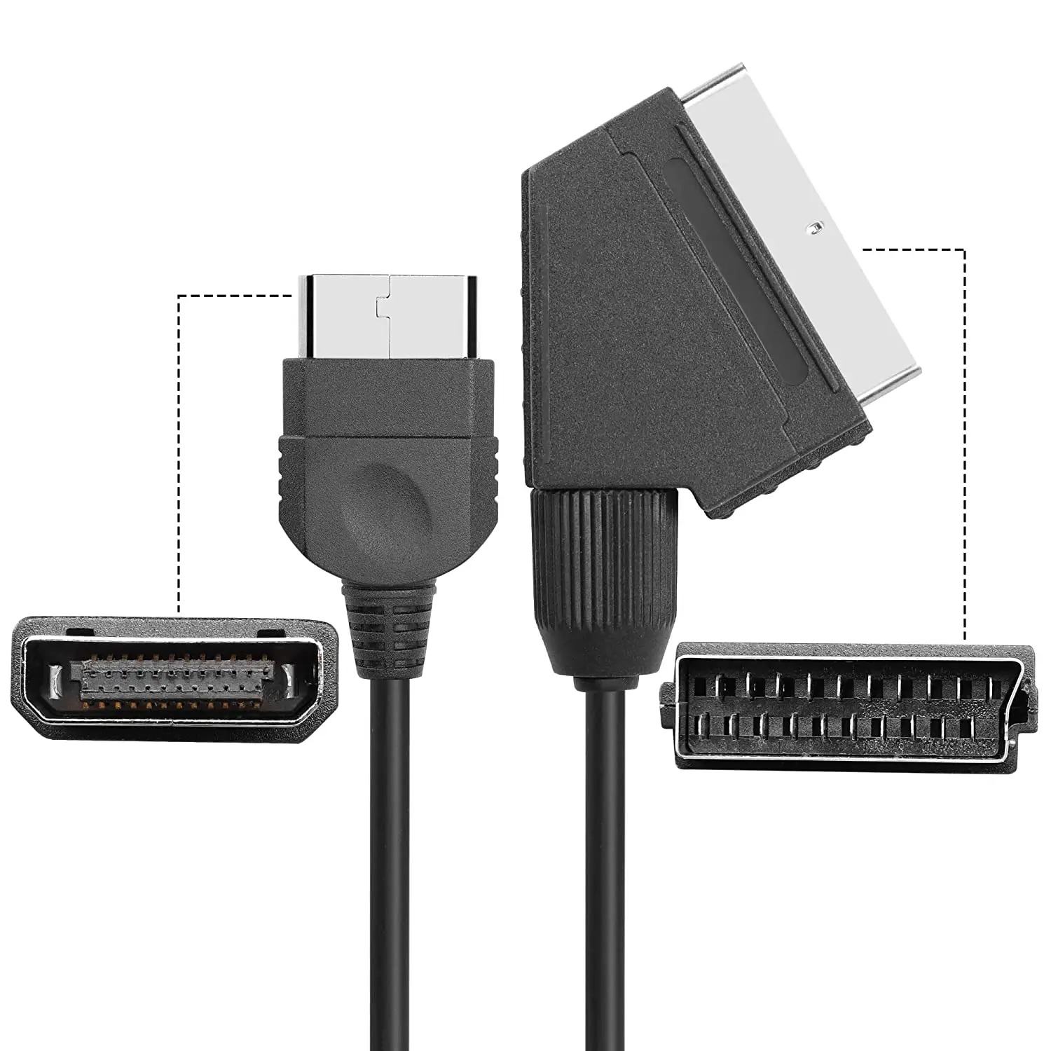2pcs/lot 6Ft RGB SCART Wire Ca - đánh giá và giá Gaming Console Xbox One