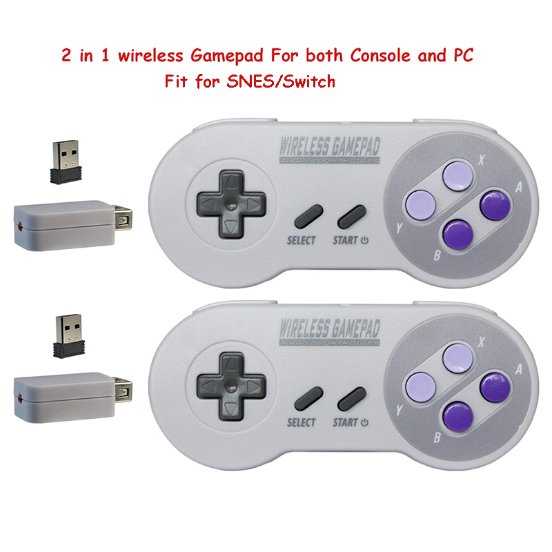 2.4G Purple Game Controller Jo - đánh giá và giá Gaming Console Mario