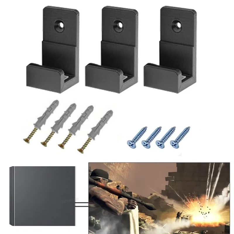 Wall Mount Holder For PS4 Cons - đánh giá và giá Gaming Console Monitor