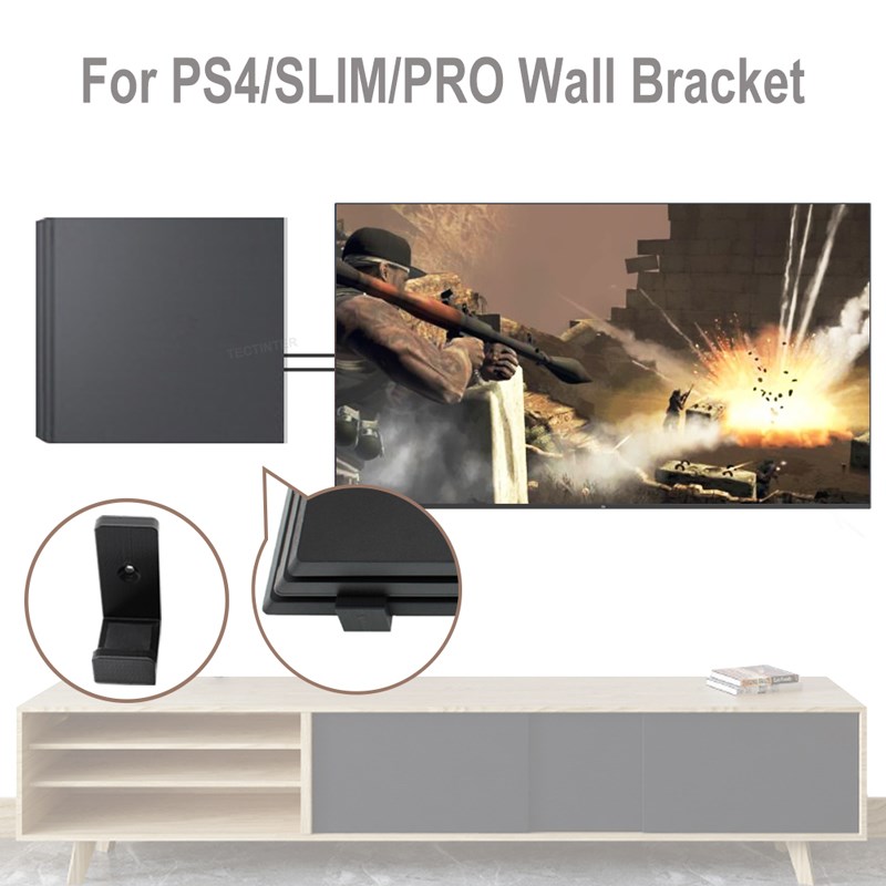 Wall Mount Holder For PS4 Cons - đánh giá và giá Gaming Console Monitor