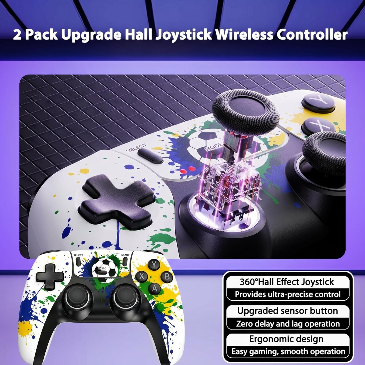 Football Pattern Wireless Game - đánh giá và giá Gaming Console Kids