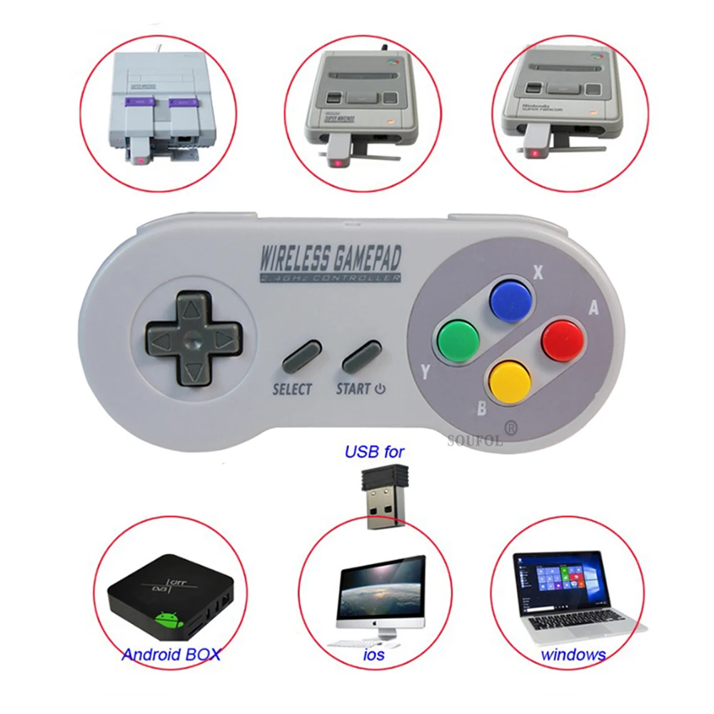New 2.4GHz Wireless Gamepad Co - đánh giá và giá Gaming Console Mario