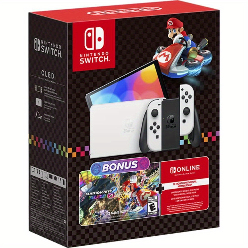 Nintendo Switch OLED Console B - đánh giá và giá Gaming Console Mario