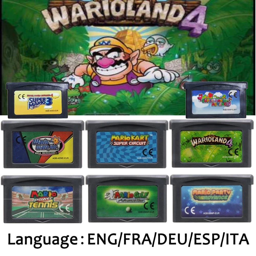 EUR Version GBA Game Cartridge - đánh giá và giá Gaming Console Mario