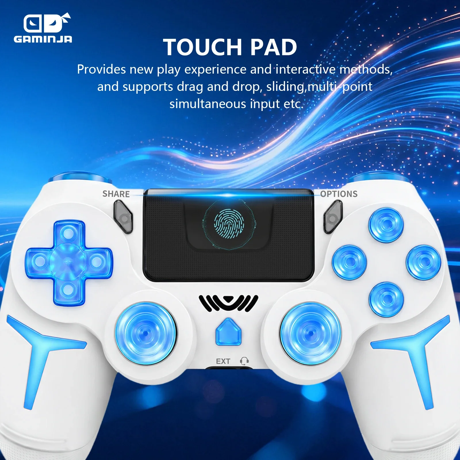 GAMINJA RGB Wireless Gamepads  - đánh giá và giá Gaming Console Monitor