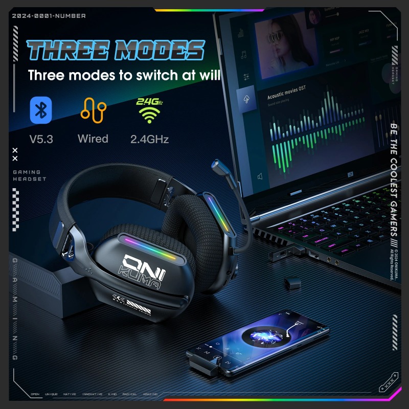 ONIKUMA GT808 Gaming Headset W - đánh giá và giá Gaming Console Amazon