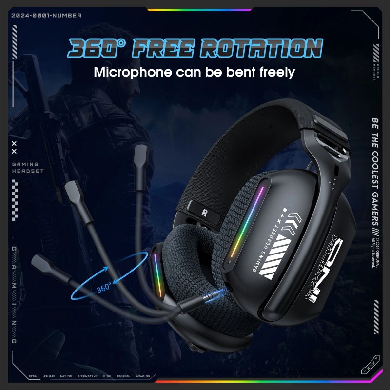 ONIKUMA GT808 Gaming Headset W - đánh giá và giá Gaming Console Amazon