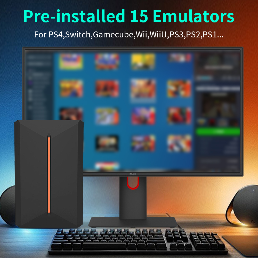 Launchbox OS 500GB Portable Ga - đánh giá và giá Laptop Gaming Console