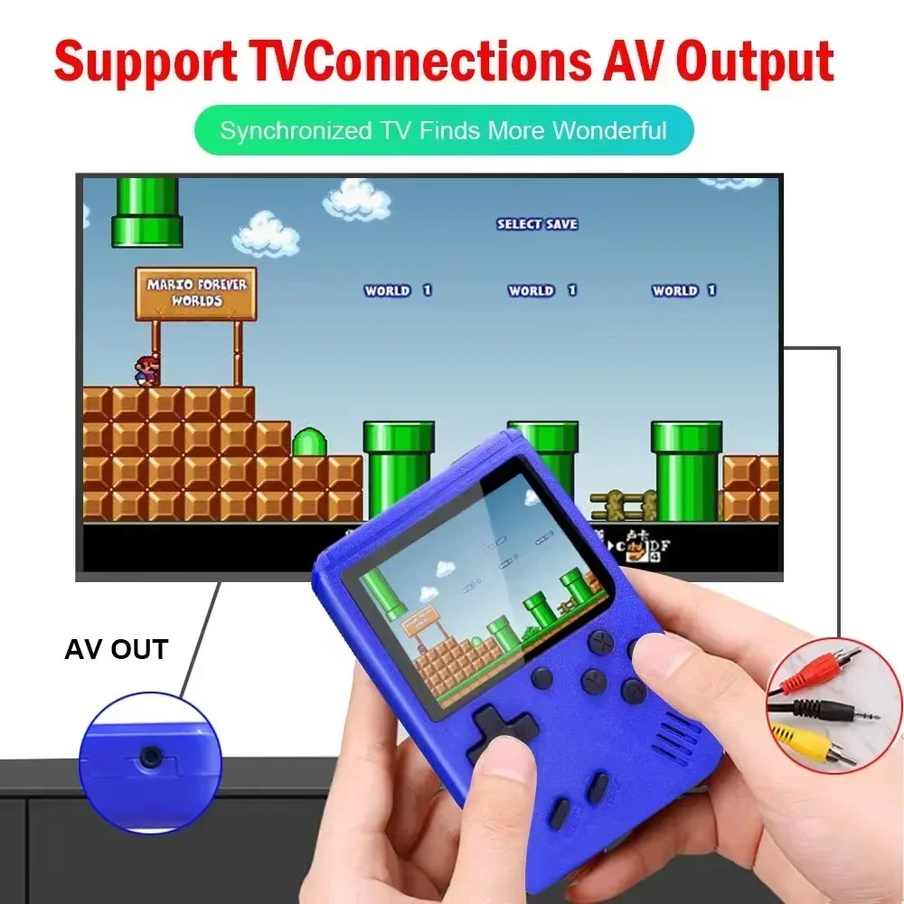 Retro Portable Mini Handheld V - đánh giá và giá Gaming Console Kids