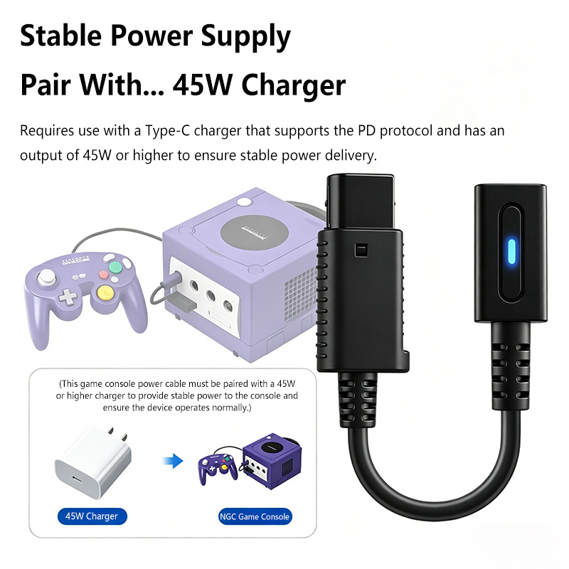 12cm Type C 45W PD Charge Cabl - đánh giá và giá Gaming Console Type