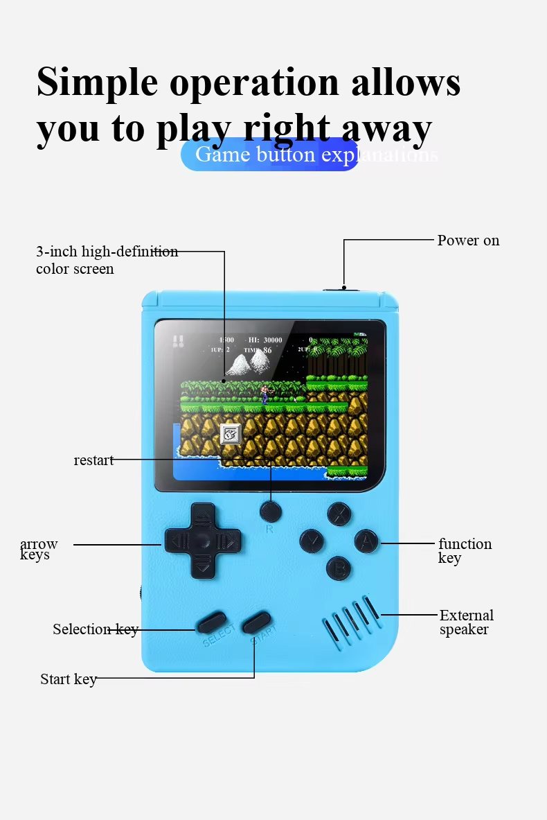 Retro Mini Di Động Cầm Tay Vid - đánh giá và giá Gaming Console All In One