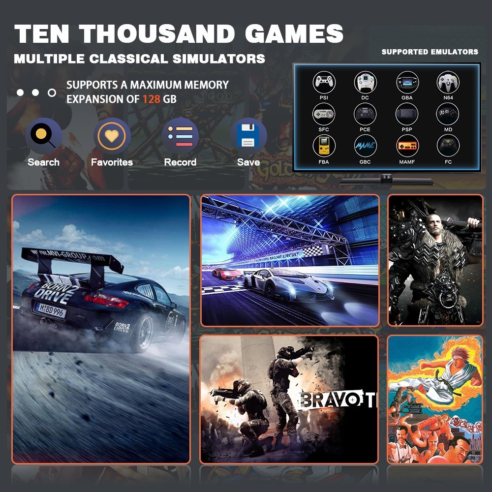 X2 Ultra Retro Game Stick 4K,  - đánh giá và giá Gaming Console All In One