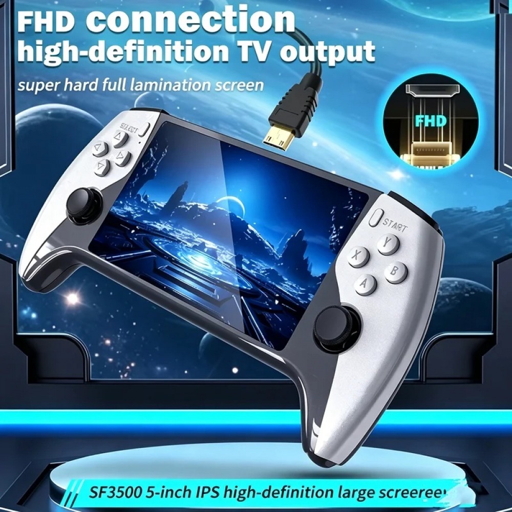 SF3500 5 inch Handheld Game Co - đánh giá và giá Gaming Console.Emulators